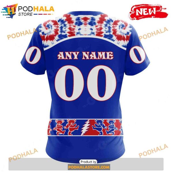 Personalized NHL New York Islanders Grateful Dead Design Shirt 3D Hoodie