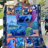 Personalized Name Stitch and Lilo Blanket, Stitch Gift Ideas