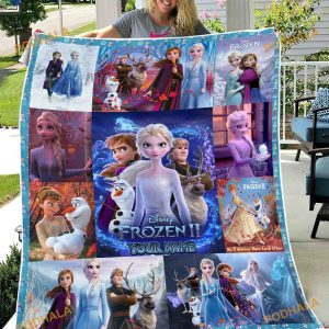 Personalized name Frozen Disney Fleece Blanket For Women Girls