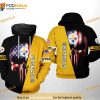 Pittsburgh Steelers NFL US Flag Skull Team 3D Hoodie, Sweatshirt