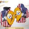 Pittsburgh Steelers NFL US Flag Team 3D Hoodie, Sweatshirt