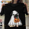 Pug Halloween Ghost Pug Trick Or Treat Halloween Costume Shirt