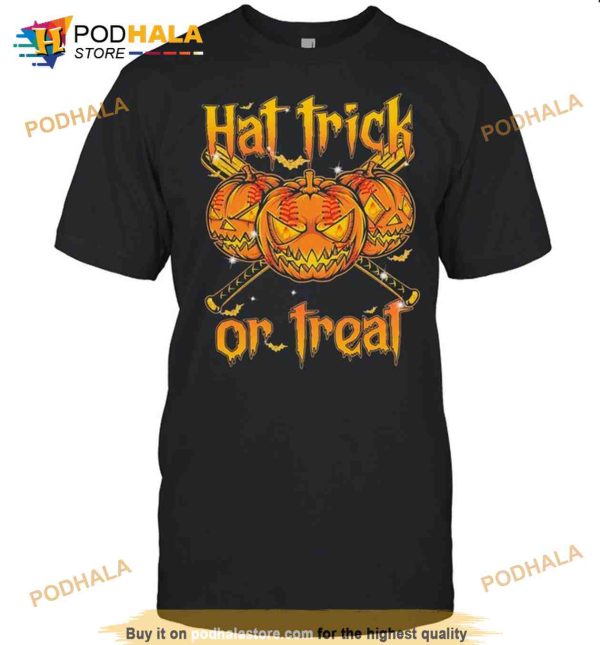 Pumpkin Halloween Hat Trick Or Treat Shirt