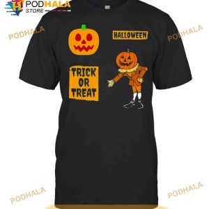Pumpkin Halloween Trick Or Treat Shirt