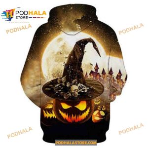 Pumpkin Skull Halloween Women Men Adult Aop Shirt 3d Hoodie Sweatshirt 2