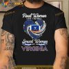 Real Women Love Football Smart Women Love Virginia Cavaliers Heart Diamond 2023 Shirt