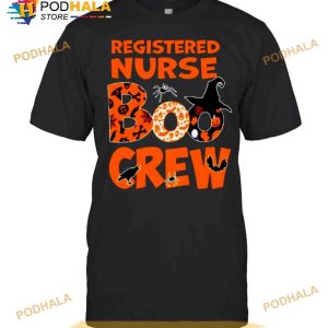 Registered Nurse Boo Crew Halloween Shirt