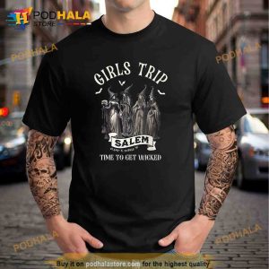 Retro Girls Trip Salem 1692 They Missed One Witch Halloween Shirt 2