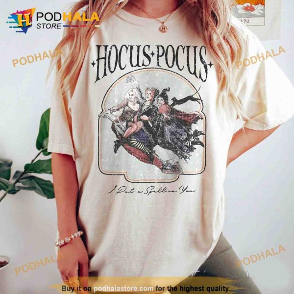 Retro Hocus Pocus Halloween Shirt, Sanderson Sisters Shirt, Halloween Gifts Ideas