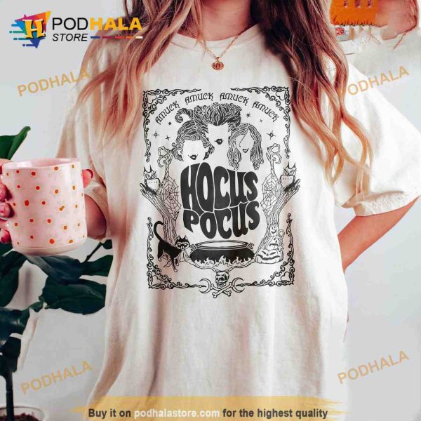 Retro Hocus Pocus Sanderson Sisters Amuck Amuck Amuck Shirt, Hocus Pocus Outfits