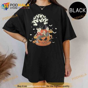 Retro Hocus Pocus Shirt, Disney Halloween Mickey Balloon Sanderson Sister TShirt