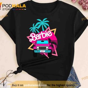 Retro Jeep Barbie Shirt, Birthday Party Shirt, Doll Baby Girl Tee