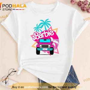 Retro Jeep Barbie Shirt Birthday Party Shirt Party Girls Shirt Doll Baby Girl 2