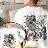 Retro Vibes Floral Horror Movie Characters Halloween Shirt, Horror Fan Gift