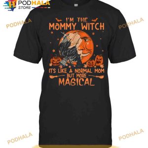 Retro Vintage Halloween Mommy Witch Ideas Shirt