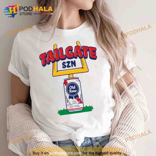 Ribbon Beer Tailgate SZN Old Row Shirt