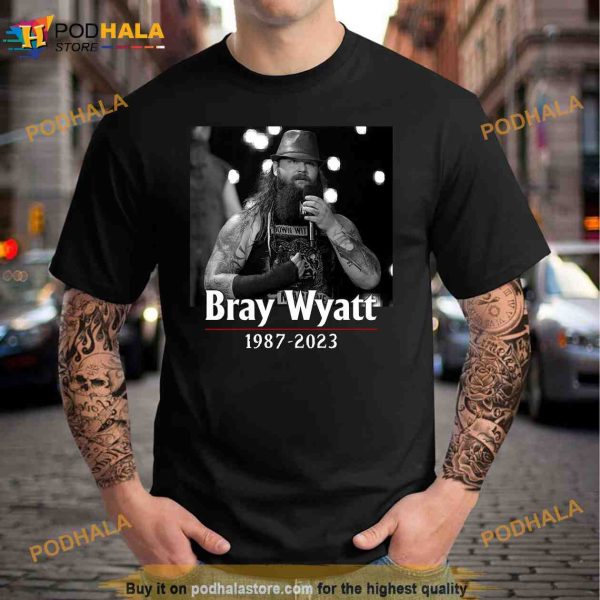 Rip Bray Wyatt 1987-2023 Shirt, Rip Legend WWE For Fans
