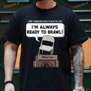 Riverfront Brawl Chair Shirt, White Folding Chair, Alabama Brawl, Montgomery Alabama