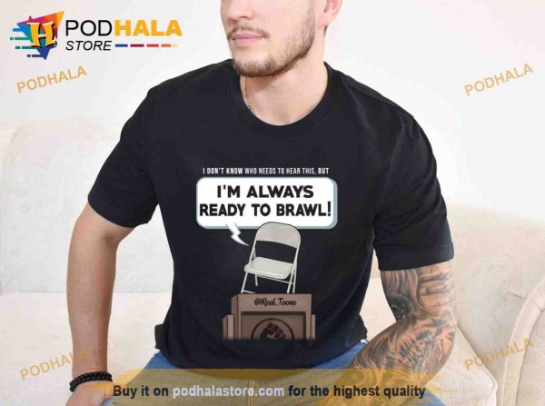 Riverfront Brawl Chair Shirt, White Folding Chair, Alabama Brawl, Montgomery Alabama