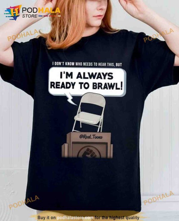 Riverfront Brawl Chair Shirt, White Folding Chair, Alabama Brawl, Montgomery Alabama