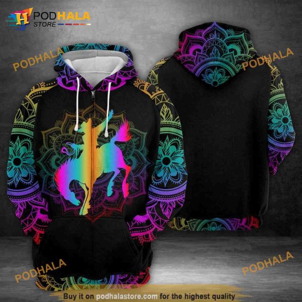 Rodeo Girl 3D Hoodie, Sweatshirt – Christmas Gifts