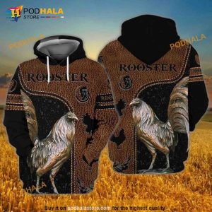 Rooster 3D Hoodie, Sweatshirt - Christmas Gifts