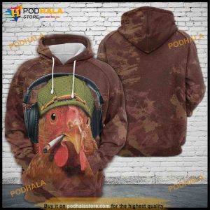 Rooster Gang Style Funny 3D Hoodie, Sweatshirt - Christmas Gifts