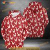 Roosters On The Red 3D Hoodie, Sweatshirt - Christmas Gifts
