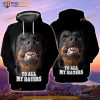 Rottweiler Dog To All My Haters 3D Hoodie, Sweatshirt - Christmas Gifts