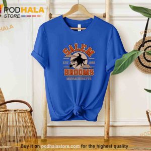 Salem 1692 Brooms Massachusetts Shirt Salem Halloween TShirt For Woman 2