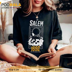 Salem 1692 They Missed One Black Cat Witch Shirt Retro Salem Massachusetts Halloween 2