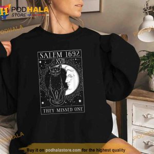 Salem 1692 They Missed One Funny Halloween Shirt 2