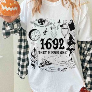 Salem 1692 They Missed One Sweatshirt Massachusetts Funny Halloween Shirt 3
