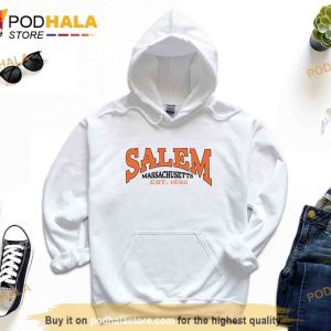 Salem Massachusetts Est 1692 Halloween Hoodie Salem Halloween Sweatshirt 3