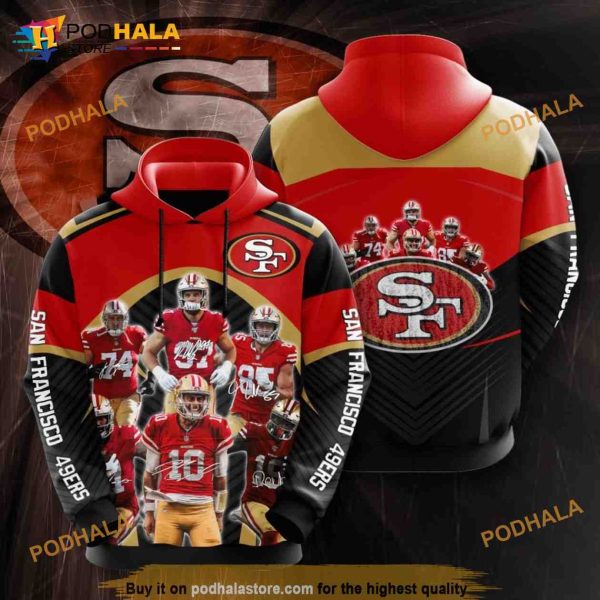 San Francisco 49ers NFL Hoodie 3D