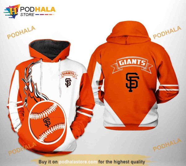 San Francisco Giants MLB Classic 3D Hoodie, Sweatshirt
