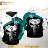 Seattle Mariners MLB Skull Punisher 3D Hoodie, Sweatshirt