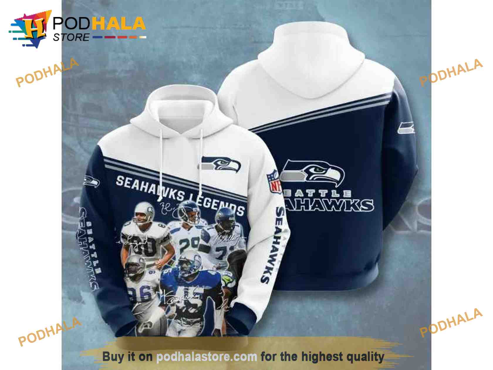 Seattle Seahawks NFL 3D Fleece Hoodie Jacket Impressive Gift