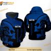 Seattle Seahawks NFL Skull 3D Hoodie, Sweatshirt