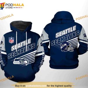 Seattle Seahawks NFL Team 3D Hoodie, Sweatshirt
