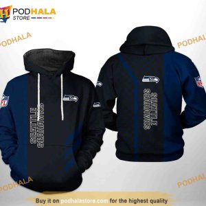 Seattle Seahawks NFL Team Pattern Mix 3D Hoodie, Sweatshirt