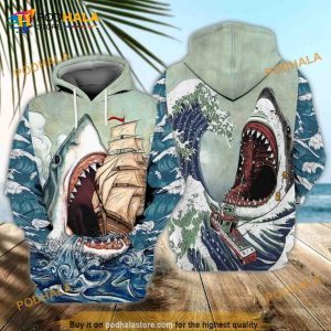 Shark 3D Hoodie, Sweatshirt - Christmas Gifts