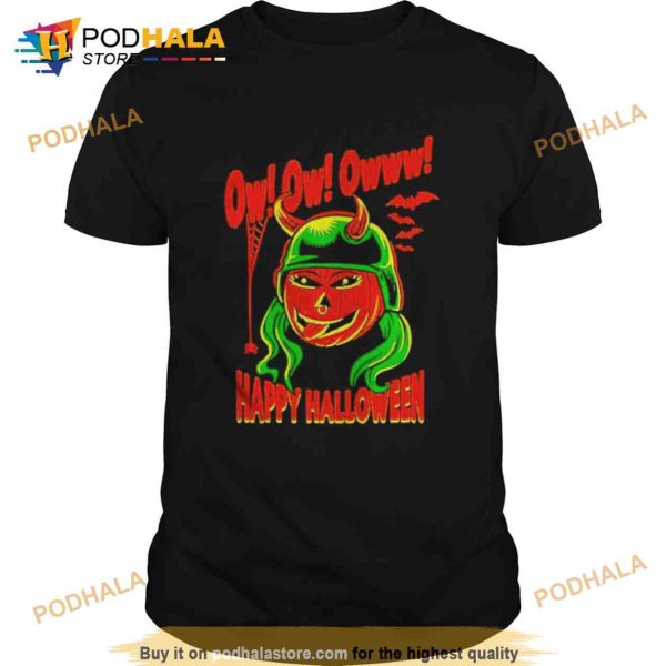 Shotzi Blackheart Ow Ow Happy Halloween Shirt