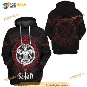 Sigil Of Baphomet All Over Print 3D Hoodie, Sweatshirt - Christmas Gifts