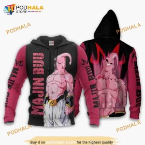 Skinny Majin Buu Dragon Ball Anime Manga 3D Hoodie, Sweatshirt