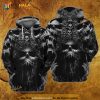 Skull Black 3D Hoodie, Sweatshirt - Christmas Gifts