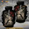 Skull Couple Kissing 3D Hoodie, Sweatshirt - Christmas Gifts