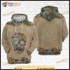 Skull Mandala 3D Hoodie, Sweatshirt - Christmas Gifts