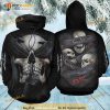 Skull See No Hear No Speak No Halloween 3D Hoodie, Sweatshirt