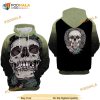 Skulls With Butterfly All Over Print 3D Hoodie, Sweatshirt - Christmas Gifts